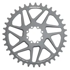 MTB CHAINRING DIRECT MOUNT 8 HOLES FOR SRAM X01/XX1 STRONGLIGHT SINGLE ALUMINIUM HT3 BLACK 36T - 12-SPEED NARROW WIDE (OFFSET 3 mm)