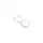 ATTACHE CABLE HOUSING BRAKE/DERAILLEUR P2R WHITE (SOLD PER 10PCS)