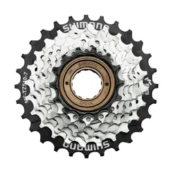 FREEWHEEL 7-SPEED SHIMANO 14-28 SILVER/BLACK