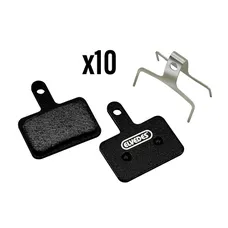 PLAQUETTE DE FREIN VTT SHIMANO DEORE M525/M515/M475/C501/C601/T615/T675, ACERA M3050, ALIVIO M395/M446/4050, ALTUS,MT200/400/410/500/UR-300 (ELVEDES MEDIUM / SEMI-METAL) (BOX DE 10 PAIRES)