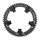 ROAD CHAINRING 5-BOLT DIA. 130 FOR SHIMANO ULTEGRA 6700 STRONGLIGHT CT2 52T OUTER BLACK 10-SPEED