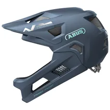 CASQUE VELO ENFANT VTT/BMX ABUS YOUDROP FF BLEU NUIT MAT TAILLE S (48-55cm) REGLAGE MOLETTE