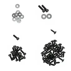 VIS DE CARROSSERIE/CARENAGE/CAPOTAGE REPLAY ACIER POUR MBK 50 NITRO 1997>2012/YAMAHA 50 AEROX 1997>2012 NOIR (KIT)