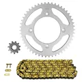 KIT CHAINE ADAPTABLE BETA 50 RR MOTARD 2005>2011, RR MOTARD STANDARD 2009>2011, RR SM 2005>2011 420 11x50 (DIAM COURONNE 100/120/8.5) (DEMULTIPLICATION ORIGINE) -AFAM