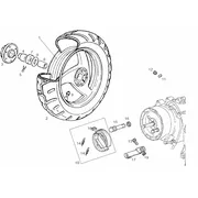 Roue arrière