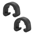 ATTACHE GAINE FREIN/DERAILLEUR ELVEDES FIXATION SUR CADRE NOIR 5 mm (VENDU PAR 2)
