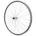 ROAD WHEEL BRAKE SHOE LOCKING 700 MACH1 CFX BLACK REAR HUB ALUMINIUM FREEWHEEL 1-SPEED RIM 13C 36 SPOKES GALVA -WEIGHT MAX 110 kg