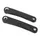 MANIVELLE DROITE + GAUCHE VAE / E-BIKE FSA 175mm NOIR JIS POUR MOTEUR YAMAHA PW (PAIRE)