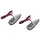 ECLAIRAGE DECO REPLAY GOUTTE D'EAU TRANSPARENT/CHROME AMPOULE ORANGE (L 60mm / H 22mm / L 20mm) (PAIRE) **