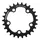 ROAD CHAINRING 5-BOLT DIA. 74 STRONGLIGHT 26T TRIPLE BLACK ALUMINIUM 7075 9/10-SPEED