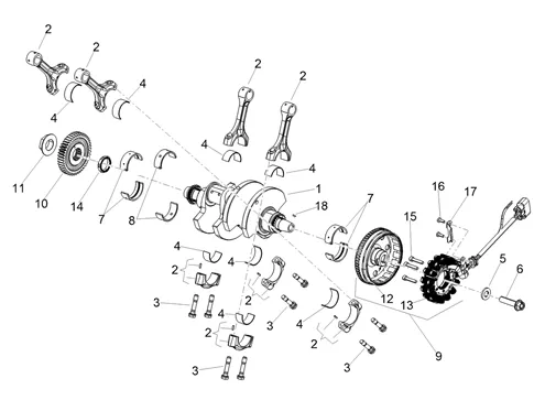 Arbre moteur