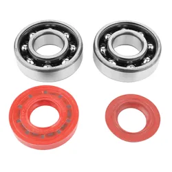 CRANKSHAFT BEARING + GASKET SCOOTER P2R RACING FOR MBK 50 BOOSTER, NITRO/YAMAHA 50 BWS, AEROX/APRILIA 50 SR/CPI 50 ARAGON/GENERIC 50 IDEO/KEEWAY 50 FOCUS (KIT 6204 FAG POLYAMIDE C4/GASKET RACING ROU)