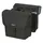 DOUBLE BICYCLE PANNIER BASIL GO 32L BLACK MOUNTING KIT VELCROS ON CARRIER - MOUNTING KIT SYSTEM MIK (COMPATIBLE WITH 157030 INCLUDED) (40X16X38CM)