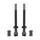TUBELESS VALVE SCHWALBE CLIK VALVE 60 mm VALVE CORE REMOVABLE (SOLD AS A PAIR CARDED)
