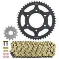 KIT CHAINE ADAPTABLE YAMAHA 125 MT 2015>2016, MT-125 ABS 2015>2019, YZF-R125 2008>2016, YZF-R125 ABS 2015>2018 428 14x48 (DIAM COURONNE 76/100/8.5) (DEMULTIPLICATION ORIGINE) -JT SPROCKETS
