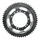 ADAPTABLE MOPED REAR SPROCKET PEUGEOT 103 WHEEL SPOKES 52 DTS (BORE 94 mm) 11 HOLES SILVER -P2R SELECTION