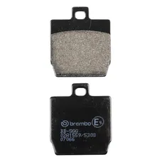 PLAQUETTE DE FREIN BREMBO POUR MBK 50 NITRO 1997>2010 AR, STUNT 2000>2010 AV/YAMAHA 50 AEROX 1997>2019 AR, SLIDER 2000>2005 AV/CPI 50 GTS 2002>2003 AR (SCOOTER CARBONE CERAMIQUE) -07066CC