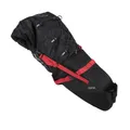SADDLE BAG BICYCLE ZEFAL Z ADVENTURE R17 BLACK/RED WATERPROOF MOUNTING KIT VELCRO 17L (L 62 cm X L 24 cm X 20 cm) CHARGE MAXIMUM 5KGS