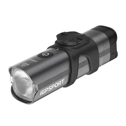 ECLAIRAGE VELO AVANT INTELLIGENT iGPSPORT VS800S LUMEN ALU LED RECHARGEABLE USB (VISIBLE 140m) - CONNEXION POSSIBLE AVEC LE COMPTEUR iGPSPORT / FAISCEAU LUMINEUX CONTOURS NETS ADAPTATIF A LA VITESSE