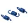 RESSORT EMBRAYAGE SCOOT MALOSSI POUR EMBRAYAGE DELTA/FLY CLUTCH MBK 50 BOOSTER, NITRO/YAMAHA 50 BWS, AEROX/APRILIA 50 SR/MALAGUTI 50 F12 (3 RESSORTS BLEU DIAM 2mm)