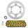 ADAPTABLE CHAIN KIT CPI 50 SM BLACK TIGER 2006>2009, SM 2011>2012, SUPERMOTO 2006>2009 420 11X62 (DIAMETER REAR SPROCKET 110/130/8.5) (OEM GEARING) -AFAM