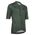 CYCLING JERSEY GIST DUST SLEEVES SHORT ZIP TOTAL GREEN MILITAIRE XXL -5347