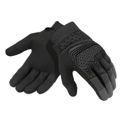 ALL-SEASON MOTORCYCLE GLOVES TUCANO COMBINATION SUPERMANO BLACK T11 (XL) (APPROVED EN 13594:2015-CE) (COMPATIBLE SCREEN TOUCHSCREEN-COMPATIBLE)