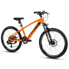 CONVENTIONAL BICYCLE MTB 24 LEADER FOX CAPITAN 2025 GARCON ORANGE 8-SPEED (SIZE CHILDREN'S 135 TO 145 cm)) -MECANIQUE TO DISC