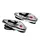 LIGHTING GRAPHICS REPLAY DROP OF WATER WING TRANSPARENT/CHROME BULB ORANGE (L 62 mm/H 23 mm/L 18 mm) (PAIR) **