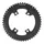 ROAD CHAINRING 4-BOLT DIA. 110 FOR SHIMANO ULTEGRA R8000/R8050 STRONGLIGHT 50T OUTER BLACK CT2 11-SPEED (FOR CHAINRING 34T)