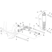 Suspension ar. - Bielle